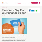 Win 1 of 20 $200 EFTPOS Gift Cards from Vicinity Centres