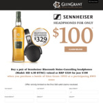 Sennheiser HD 4.50 BT NC Headphones $100 When You Buy Glen Grant 10YO (~$60) @ BWS