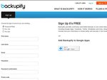 Backupify are currently giving away pro versions of their backup service for 1 year