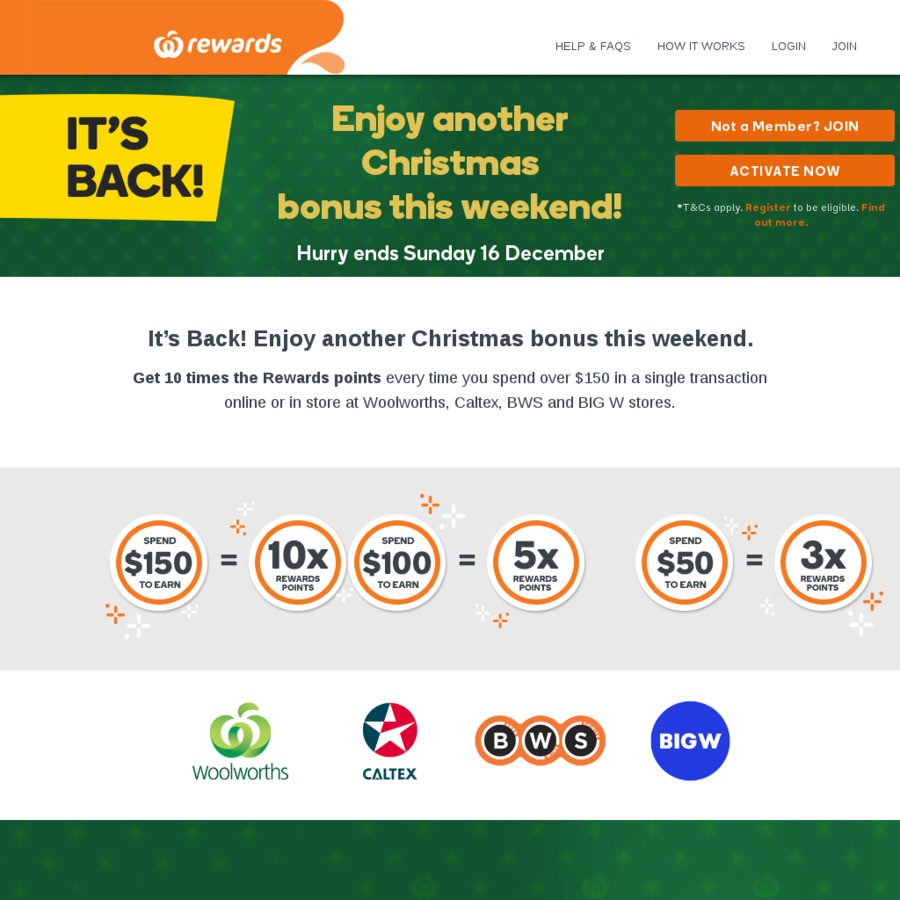 Layby Woolworths $500 Digital Gift Card (delivered by email) Online