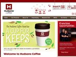 Hudsons Coffee Keep Cup for $12 Includes a Free Standard Drink for Members