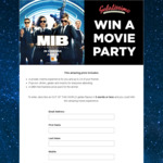 Win a Men in Black Private Screening for 25 from Gelatissimo