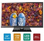 $79 24" HD LED LCD TV with DVD Player (REFURBISHED) - $10 Coupon