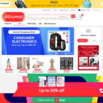 US $7 off US $50 Spend Coupon @ AliExpress