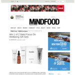 Win 1 of 2 Natio Focus On Wellbeing Gift Sets Worth $142.75 from MiNDFOOD
