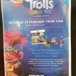 [NSW, VIC, QLD, SA,WA] Free LEGO Trolls Make & Take Event for Kids, 29/2 @ Myer (Selected Stores)