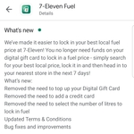 7-Eleven Fuel App Update - Removed The Need to Add a Credit Card