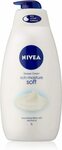 NIVEA Rich Moisture Soft Shower Cream, 1L - $6.25 + Delivery ($0 with Prime/ $39 Spend) @ Amazon