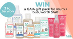 Win a $140 GAIA Gift Pack with Tell Me Baby