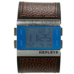 TheHut - Henleys Mens Chunky Brown Strap Watch $19 Delivered