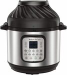 Instant Pot 140-0022-01 Duo Crisp and Air Fryer, Multi-Use Pressure Cooker and Air Fryer, Stainless Steel, 8L $219 Free Shipping