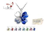 $18 for a 18k White Gold Plated Four Leaf Clover Necklace with Swarovski Elements Normally $50