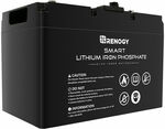 SMART Lithium-Iron Phosphate Battery 12 Volt 100Ah $649.99 (Was $899.99) Delivered @ Renogy AU
