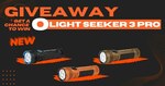 Win 1 of 3 Olight Seeker 3 Pro (Valued at US$199.95ea) from Gadget User