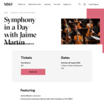 [VIC] MSO Dvořák's New World Symphony (6/8/22), Monash, Clayton $16 + $5 Booking Fee @ MSO
