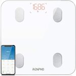 RENPHO Bluetooth Body Fat Scale White $26.20 + Delivery ($0 with Prime/ $39 Spend) @ Renpho Amazon AU