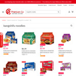 Up to 58% off: KANG SHI FU Noodles 5-Pack $2.99, 30-Pack $15.99 + Delivery ($0 to Metro MEL with $60 Order) @ Premiumco