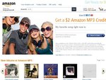 Amazon MP3 U.S. - Free $2 Credit (Facebook Account Req.)