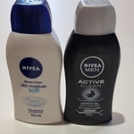 [NSW] Nivea Shower Gel & Moisture Cream Twin 50ml (Sample Bottles) @ Sydney Central Station
