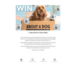 Win 1 of 5 Year's Supply of 100% Recycled Toilet Paper from About A Dog
