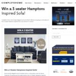 Win a 3 Seater Hamptons Inspired Sofa from Complete Home