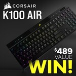Win a Corsair K100 Air Wireless RGB Keyboard Worth $489 from PC Case Gear