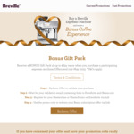 Bonus Gift Pack Worth $232-$634 When You Purchase a Participating Breville Espresso Machine @ Breville & Participating Retailers