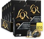 L'OR Espresso Coffee Onyx Intensity 12 100 Aluminium Capsules $27.50 + Delivery ($0 with Prime/$39 Spend) @ Amazon Warehouse