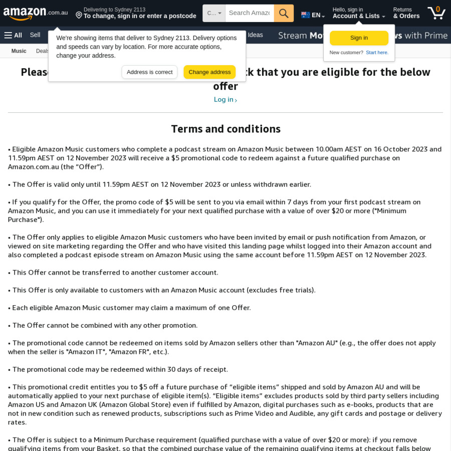 Receive An Amazon Promo Code For 5 Off 20 Eligible Spend After You   806094x 