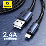 Ali express: AU$0.73 (was AU$10.57 93% off) : Baseus 2.4A USB Cable for iPhone 13 12 11 Pro Max 8 X Fast Charge for iPhone Cable