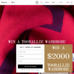 Win a $2,000 Toorallie Voucher from Toorallie