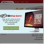 FileFactory 1 Year Premium Accounts $39 USD (50% OFF)