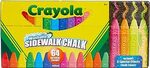 Crayola Washable Sidewalk Chalk 64-Pack $8 (Min Order 2) + Delivery ($0 with Prime/$59 Spend) @ Amazon AU