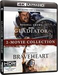[Prime] Gladiator & Braveheart - 4K UHD Blu-Ray - $27.43 Delivered @ Amazon US via AU