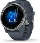 Garmin Venu 2 (45mm) Silver Stainless Steel Bezel with Granite Blue Case and Silicone Band $339.50 Delivered @ Garmin AU