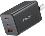 Philips 65W Fast GaN Charging Wall Adapter – Black $24.99 (RRP $79.99) + $6.99 Shipping ($0 with $80 Order) @ Pop Phones