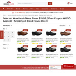 Selected Woodlands Men's Shoes $19.95 + Shipping @ Brand House Direct