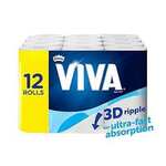 [Prime] Viva Paper Towel, White 12-Pack $11.99 ($10.79 Sub & Save) Delivered @ Amazon AU