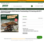 Win a Darche Freestanding 270 Awning with RTT Entry Worth $1,799 from Tentworld