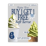 [VIC] Buy 1 Get 1 Free Soft Serve, Every Wednesday 2-6pm @ Amiri Cafe, QV