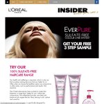 Free L’Oréal Paris EverPure Sulfate-Free Colour Care System Sample - 3 x 10ml