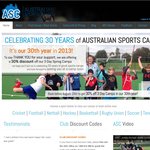 30% off Australian Sports Camps - 3 Days $196 Spring School Holidays - Ends Thursday 15th August