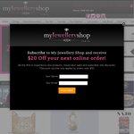 $20 Voucher Plus 25% off at MyJewelleryShop.com.au