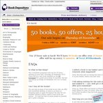 BookDepository 50 Books, 50 Offers, 25 Hours Sale (Again, Started at 11PM)
