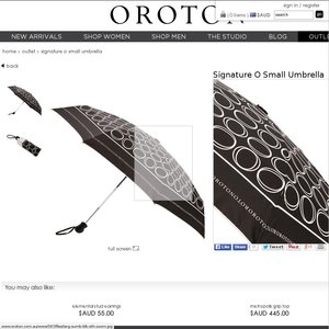 Oroton umbrella discount large