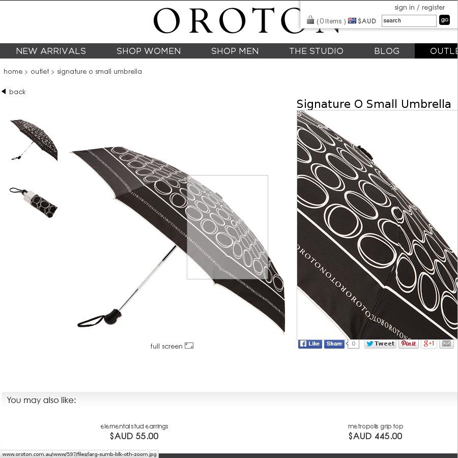 Oroton umbrellas deals