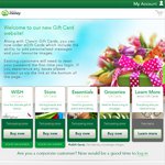 5% off Gift Cards over $50 across Woolworths Group Stores