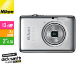 Nikon Coolpix S02 COTD Super-Compact Digital Camera (Usually $219-$170)   $99 +2x $10 Vouchers