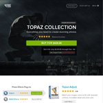 Topaz Labs Photoshop Plugin Collection USD $249.99 (Usually $429.99) Black Friday Sale