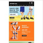 Myer 25% off Back to School Shoes